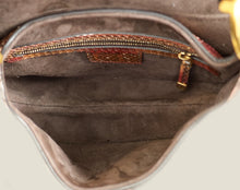 Christian Dior Multicolor Saddle Python Medium Bag