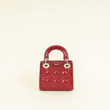 Christian Dior Cherry Red Lady Dior Mini Strap Bag