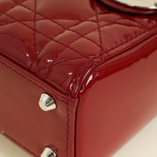Christian Dior Cherry Red Lady Dior Mini Strap Bag