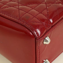 Christian Dior Cherry Red Lady Dior Mini Strap Bag