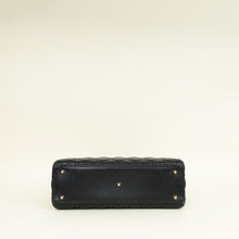Christian Dior Black Lady Dior Large Bag