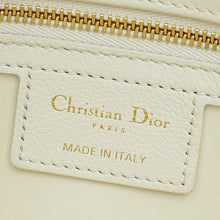 Christian Dior White Caro Medium Bag