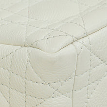Christian Dior White Caro Medium Bag