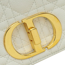 Christian Dior White Caro Medium Bag
