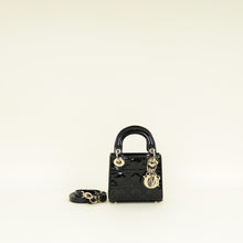 Christian Dior Black Lady Dior Micro Bag