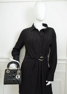 Christian Dior Black Lady Dior Mini Chain Bag