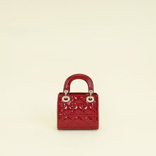 Christian Dior Cherry Red Lady Dior Mini Chain Bag