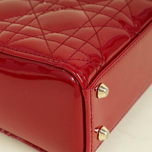 Christian Dior Cherry Red Lady Dior Mini Chain Bag