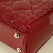 Christian Dior Cherry Red Lady Dior Mini Chain Bag