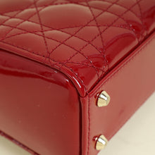 Christian Dior Cherry Red Lady Dior Mini Chain Bag