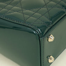 Christian Dior Emerald Green Lady Dior Mini Chain Bag
