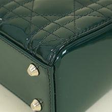Christian Dior Emerald Green Lady Dior Mini Chain Bag