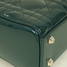 Christian Dior Emerald Green Lady Dior Mini Chain Bag