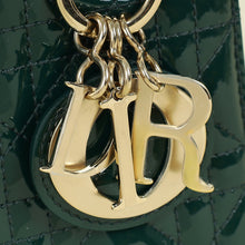 Christian Dior Emerald Green Lady Dior Mini Chain Bag