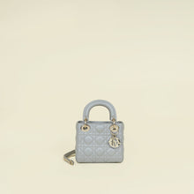 Christian Dior Pearly Gray Chain Mini Lady Dior Bag