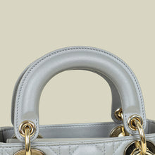 Christian Dior Pearly Gray Chain Mini Lady Dior Bag