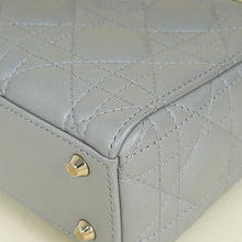 Christian Dior Pearly Gray Chain Mini Lady Dior Bag