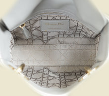 Christian Dior Pearly Gray Chain Mini Lady Dior Bag