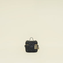 Christian Dior Black Cannage Lady Dior Micro Case