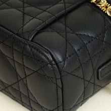 Christian Dior Black Cannage Lady Dior Micro Case