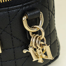 Christian Dior Black Cannage Lady Dior Micro Case