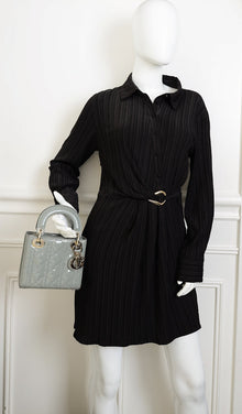 Christian Dior Blue Sage Chain Mini Lady Dior Bag