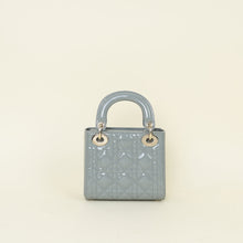 Christian Dior Blue Sage Chain Mini Lady Dior Bag