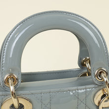 Christian Dior Blue Sage Chain Mini Lady Dior Bag