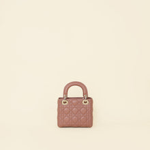 Christian Dior Light Old Rose Mini Chain Lady Dior Bag