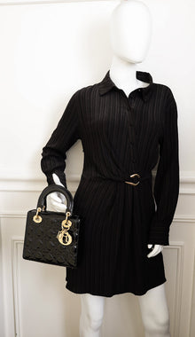 Christian Dior Black Lady Dior Small Bag