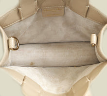 Christian Dior Powder Beige Macrocannage Mini Book Tote Bag