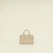 Christian Dior Powder Beige Macrocannage Mini Book Tote Bag