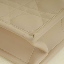 Christian Dior Powder Beige Macrocannage Mini Book Tote Bag