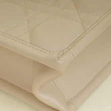 Christian Dior Powder Beige Macrocannage Mini Book Tote Bag