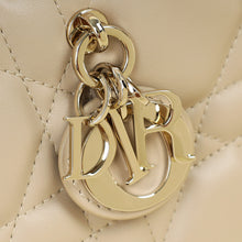 Christian Dior Powder Beige Macrocannage Mini Book Tote Bag