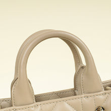 Christian Dior Powder Beige Macrocannage Mini Book Tote Bag