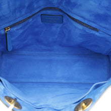 Christian Dior Royal Blue Cannage Supple Lady Dior Large Bag