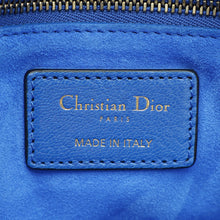 Christian Dior Royal Blue Cannage Supple Lady Dior Large Bag