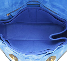Christian Dior Royal Blue Cannage Supple Lady Dior Large Bag