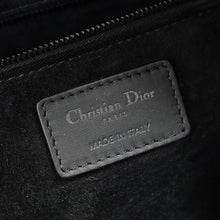 Christian Dior Black Ultramatte Cannage Lady Dior Medium Bag