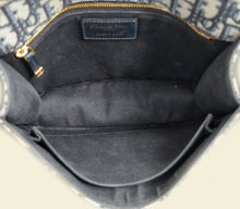 Christian Dior Blue Oblique 30 Montaigne Flap Shoulder Bag