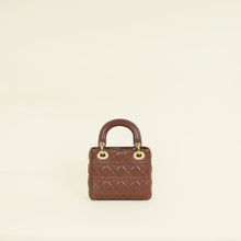 Christian Dior Brown Mini Lady Dior Bag