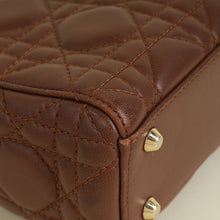 Christian Dior Brown Mini Lady Dior Bag