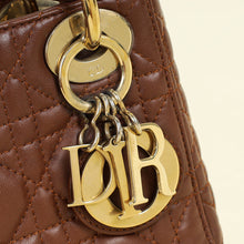 Christian Dior Brown Mini Lady Dior Bag