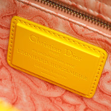 Christian Dior Yellow Multicolor Art Ltd. Ed. Leonhard Hurzlmeier Lady Dior Medium Bag