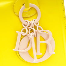 Christian Dior Yellow Multicolor Art Ltd. Ed. Leonhard Hurzlmeier Lady Dior Medium Bag