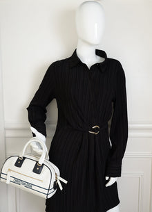 Christian Dior Bicolor Vibe Bowling Bag