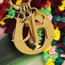 Christian Dior Yellow Multicolor L.E Shara Hughes Lady Dior Medium Bag