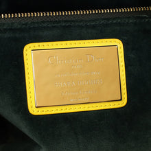 Christian Dior Yellow Multicolor L.E Shara Hughes Lady Dior Medium Bag