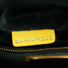 Christian Dior Yellow Multicolor L.E Shara Hughes Lady Dior Medium Bag